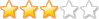 3 star rating